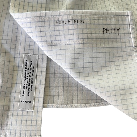 Brooks Brother Classic Button Down Mens Shirt Size 16 1/2 - 34 Blue and White - Picture 12 of 13